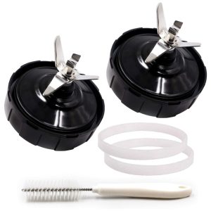 Ninja 2 PACKS 7 FINS Lâminas Extratoras Peça de Substituição Lâmina Inferior para Misturador Ninja para Nutri Ninja Auto iQ BL642 NN102 BL682 BL2013 AXPOWER Diversos Preto