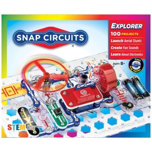Snap Circuits Jr. SC-100 – Kit Educacional de Eletrônica com Mais de 100 Projetos para Crianças a Partir de 8 Anos