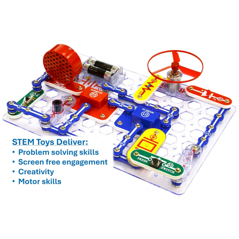Snap Circuits Jr. SC-100 – Kit Educacional de Eletrônica com Mais de 100 Projetos para Crianças a Partir de 8 Anos - Imagem 5