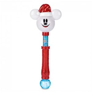 Varinha de Neve com Luz e Som Mickey Mouse para Festas Natalinas Disney Store Multicolorida 540g