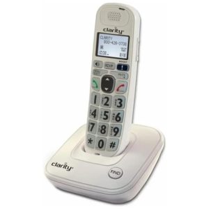 D704 Telefone sem Fio para Sênior com Tecla Grande e Volume Alto 1 Und CLARITY 53704.000 Branco