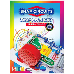 Snap Circuits Mini FM Radio Kit (SCP12) – Kit Educacional de Eletrônica para Crianças a Partir de 8 Anos