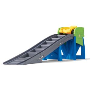 Carrinho de Empurrar e Montanha Russa para Crianças de 3 Anos ou Mais Step2 Amarelo e Azul.