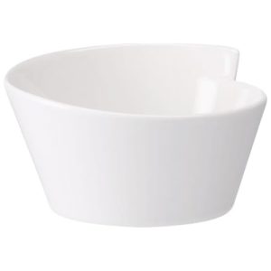 Tigela Elegante e Sofisticada com Capacidade de 460mL Material de Porcelana e Formato Redondo Curvo Villeroy Boch Branca