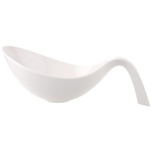 Bowl 1.8L com Alça Estilo Clássico Material de Porcelana e Formato Curvo Villeroy Boch Branco