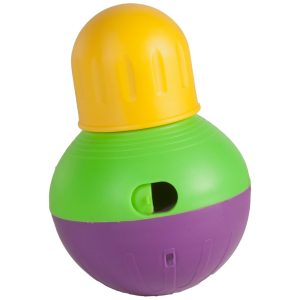 Brinquedo Interativo Automático e Distribuidor de Petiscos Grande Strk STRK SMBALS Amarelo