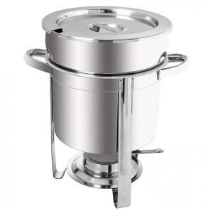 Rechaud Redondo 11L Aquecedor de Sopa em Aço Inoxidável Tiger Chef