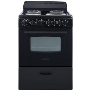 Forno Elétrico Avanti ERU240P1B Design Compacto com 4 Queimadores de Bobina Porta de Vidro emoldurada