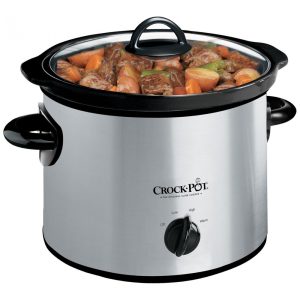 Panela Elétrica de Cozimento Lento Crock-Pot Manual Prata 3 Litros