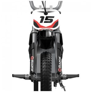 Razor MX400 Dirt Rocket: Moto Elétrica para Crianças de 8 Anos até 140 lb Bateria de 24V 14 Mph 30min de Autonomia Acelerador TwistGrip Rodas Ra