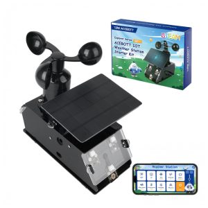 Kit Estação Meteorológica IoT ACEBOTT STEM com 8 Sensores e Painel Solar - Para Idade 12+