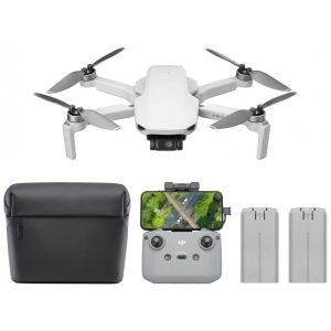 Combo de Drone DJI Mini 4K Camera Drone com Câmera 4K UHD para Adultos Estabilização Gimbal 3 Eixos Transmissão de Vídeo 10km