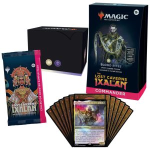 Magic The Gathering As Cavernas Perdidas de Ixalan Deck de Commander Ritos de Sangue com 100 Cartas e Acessórios