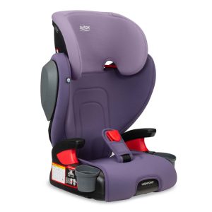 Assento elevatório de posicionamento do cinto sem encosto Britax Highpoint SafeWash roxo Ombre