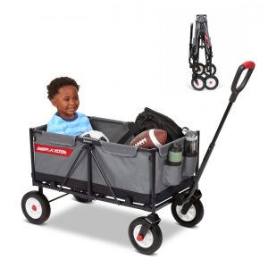 Carrinho de Bebê e Passeio Dobrável e Multifuncional Peso Máximo 139 kg RADIO FLYER 3990Z Cinza
