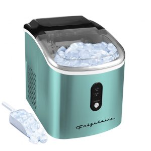 Máquina de Gelo Automática Portátil até 11 kg de Gelo em 24h 110v FRIGIDAIRE EFIC103 SSBLUE SC SELF CLEANING Azul