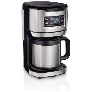 Cafeteira Elétrica Programável Aço inox 110v HAMILTON BEACH 46391 Preto