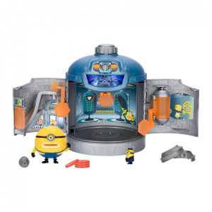 Brinquedo Câmara de Transformação dos Minions Transforme Jerry em Mega Jerry com Luzes e Sons para Crianças Acima de 3 Anos Minions 59293