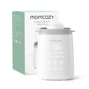 Aquecedor de Mamadeira Momcozy Rápido e Eficiente para Todos os Tipos de Mamadeiras com Temporizador Controle Preciso de Temperatura e Desligamento