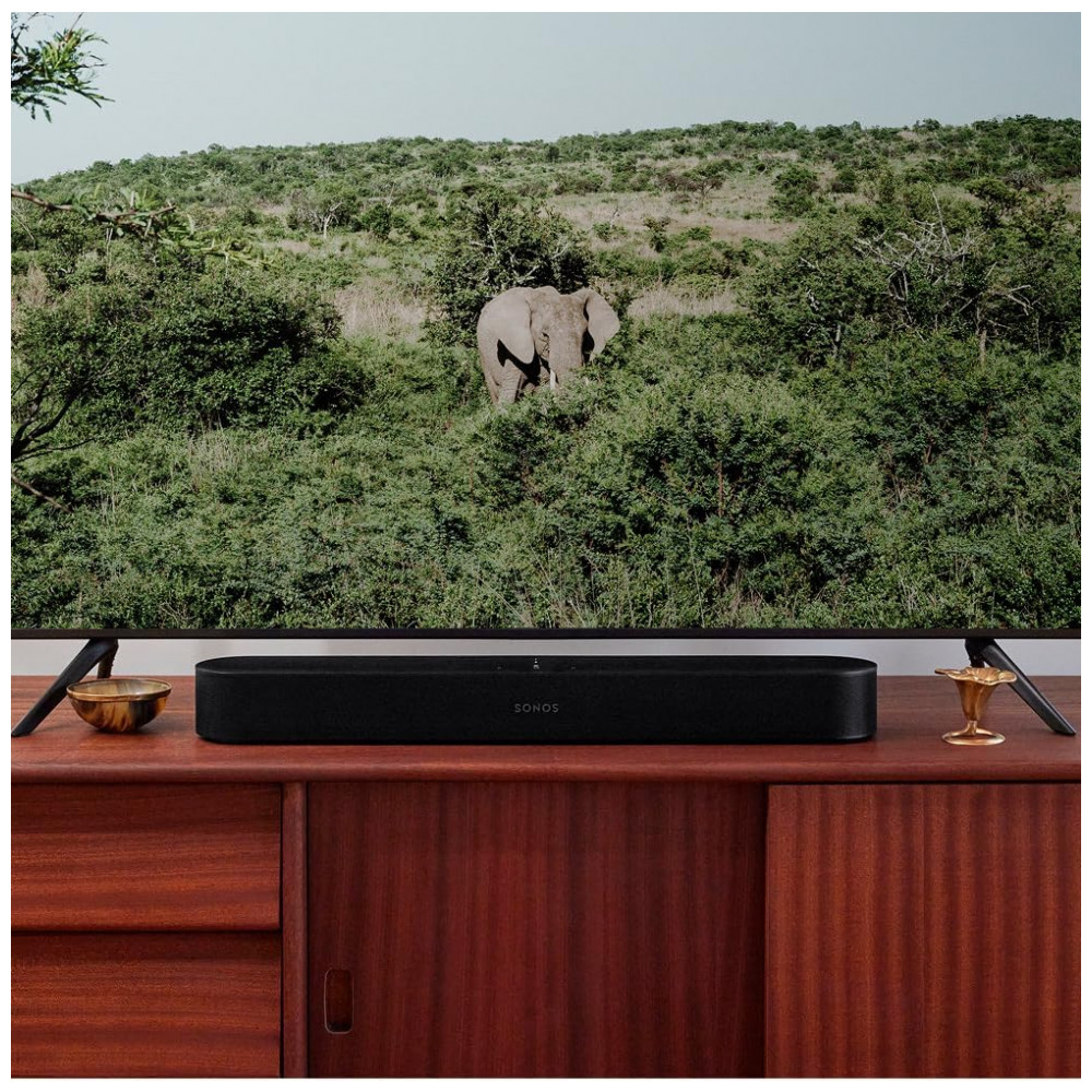 Sonos Beam Gen 2 Soundbar com Dolby Atmos, Controle por Voz, Wi-Fi, HDMI eARC, Trueplay, Design Compacto e Elegante – Preto Fosco - Imagem 2