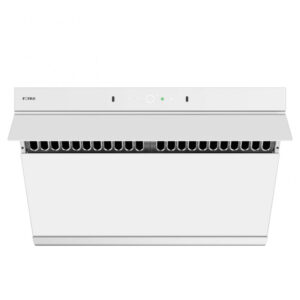 Coifa de embutir ou parede 76cm Fotile branca aço inox vidro temperado sucção inclinada 1100 CFM 4 velocidades 110V