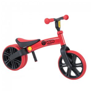 Bicicleta sem Pedal Infantil Yvolution 101047 para Crianças de 1 a 4 Anos Vermelha Escuro