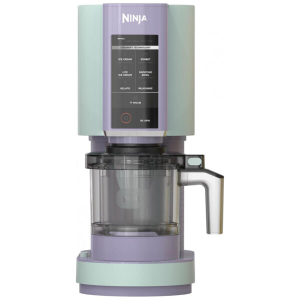Ninja CREAMi Ice Cream Maker para Gelato, Mixins, Milkshakes, Sorbet, Smoothie Bowls, 7 Programas com Um Toque, com 2 Recipientes de 473ml,