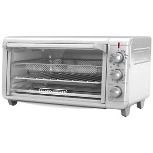 Air Fryer Forno Elétrico Torradeira Aço Inoxidável 110v BLACKDECKER TO3265XSSD Prateado