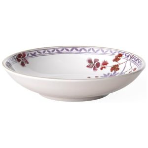 Tigela Elegante e Sofisticada Estilo Rústico com Capacidade de 1L Material de Porcelana Premium e Formato Redondo Villeroy Boch Branca Colorida