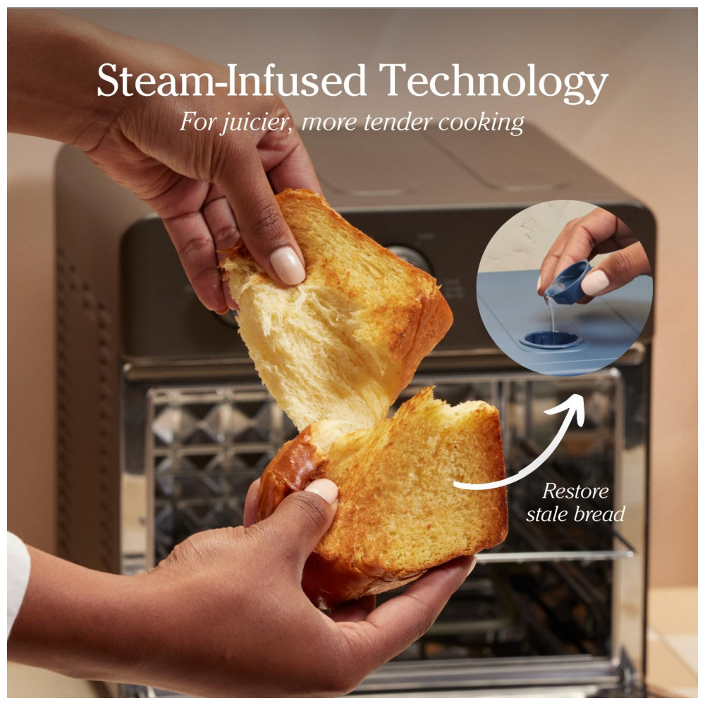 Forno Elétrico Air Fryer Our Place Wonder Oven Pro 30L 8 em 1, 1700W, Digital, Quartz, Convecção Inteligente, Steam Infusion, Aço Inox, 110V - Imagem 6