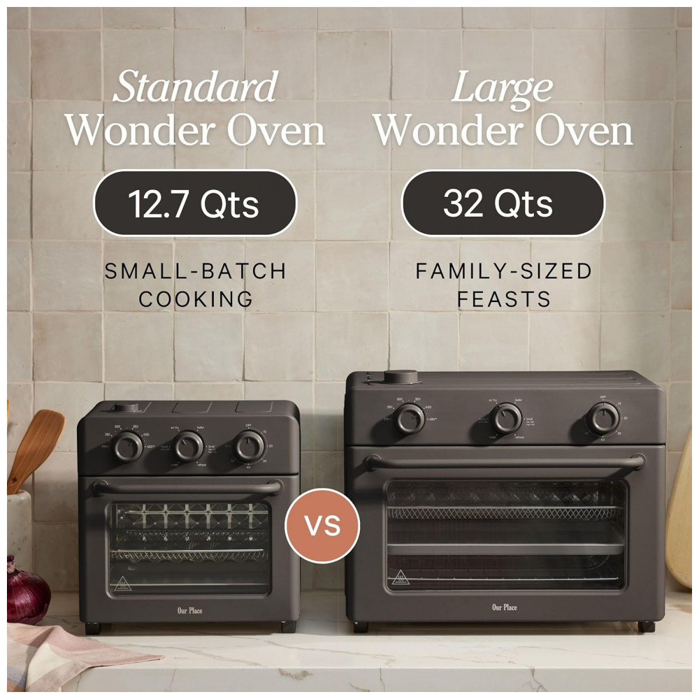 Forno Elétrico Air Fryer Our Place Wonder Oven Pro 30L 8 em 1, 1700W, Digital, Quartz, Convecção Inteligente, Steam Infusion, Aço Inox, 110V - Imagem 8