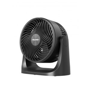 Ventilador Circulador de Mesa Pelonis Preto 18 cm 3 Velocidades Inclinação 100° Lâmina Dupla Airfoil Silencioso 38 dB Modelo PSFT07M3ABB 50W 110V