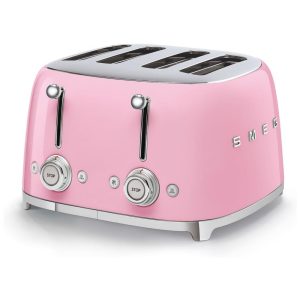 Torradeira 4 Slot SMEG TSF03PKUS Rosa