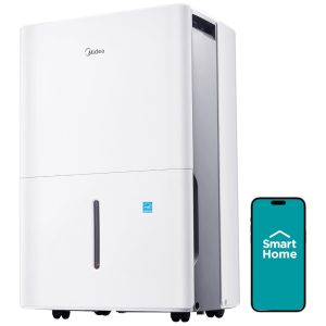 Desumidificador Midea 1656 Litros para 279 metros quadrados com Filtro de Ar Lavável - Ideal para Ambientes Grandes e Úmidos