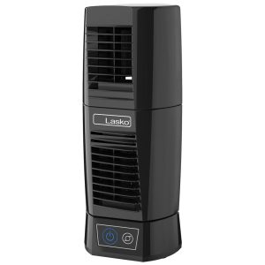 Ventilador de Torre Silencioso e Portátil 2 Velocidades 110V Lasko JAROFUREL T13310 Preto