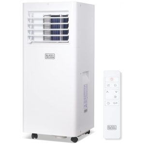 Ar Condicionado Portátil BLACK+DECKER 8.500 BTUs 5.100 BTUs SACC para Ambientes de até 325m² Controle Remoto Completo e Kit para Janela