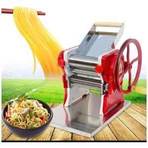 TFCFL Máquina de Fazer Massas Manual - Máquina de Macarrão Espaguete Cortador de Massa de Aço Inoxidável Comercial - Ideal para Casa