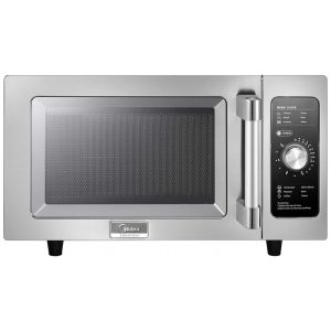 Micro Ondas de Bancada em Aço Inoxidável 25L com 6 Programas 110V 1000W Midea Equipment 1025F0A Prata