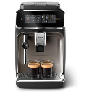 Máquina de Café Expresso Automática com Tela Touch Espumador de Leite e Moedor 100% Cerâmico 110V 1500W PHILIPS 3300 Series