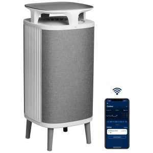 Purificador de Ar para Ambientes até 33m² com Modo Noturno Filtragem Dupla HEPASilent da Blueair Controle por APP via WiFi e Compatível com Alexa 110V 7W Blueair 5440i Cinza