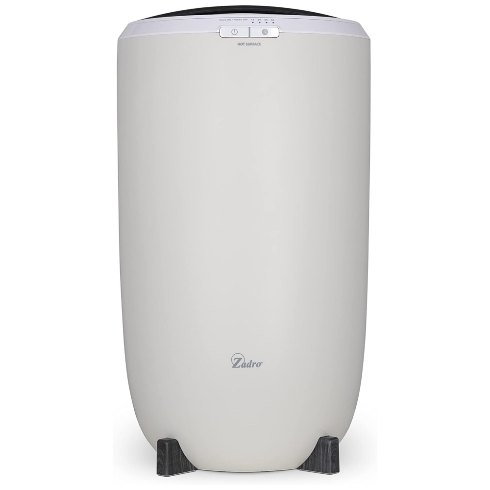 Aquecedor de Toalha Elétrico 20L com 4 Configurações de Temporizador 110V Zadro Cinza e Preto
