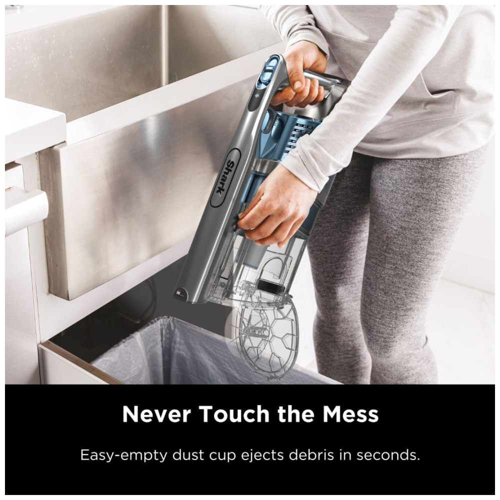 Aspirador de Pó Flexível e Leve Capacidade 400 mL Recarregável SHARK IZ462H Azul - Imagem 7