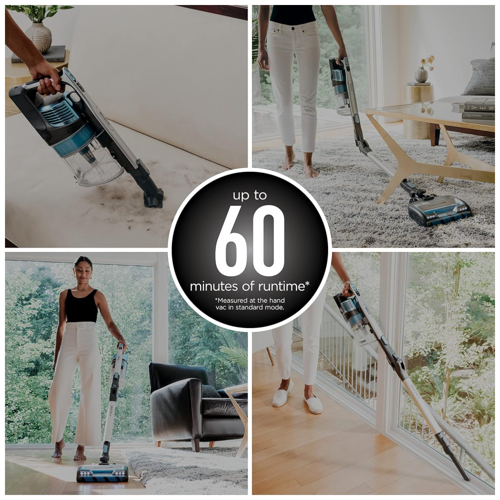 Aspirador de Pó Flexível e Leve Capacidade 400 mL Recarregável SHARK IZ462H Azul - Imagem 9