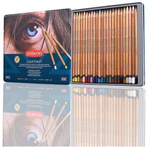 Kit Lápis de Cor Profissional em Caixa 24 Peças Derwent 2302720