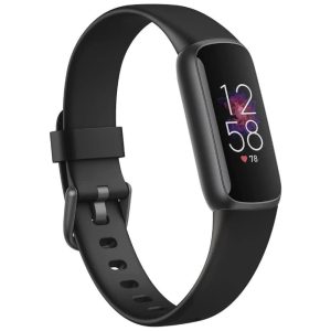 Luxe Relógio SmartWatch para Esportes com Integrado e Monitoramento FITBIT FB422BKBK Preto