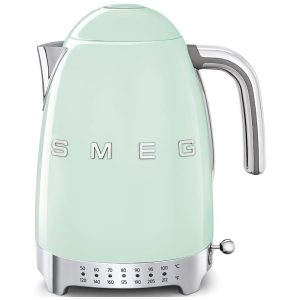 Retro Chaleira Elétrica Capacidade 1.7L 1500W KFL04 PGUS 110v SMEG KLF04PGUS Verde