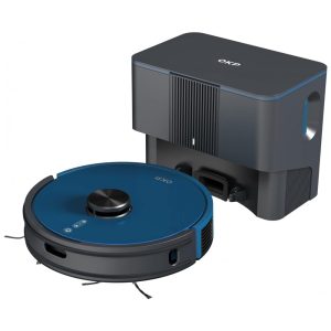 Aspirador de Pó Robô OKP L3 com Conexão via APP WI FI e Auto Esvaziamento 110V Azul
