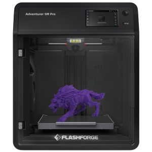 Impressora 3D FLASHFORGE Adventurer 5M Pro Alta Velocidade de 600mm/s Auto Nivelamento com Bico Removível Rápido a 280ºC Estrutura Core XY Sistema