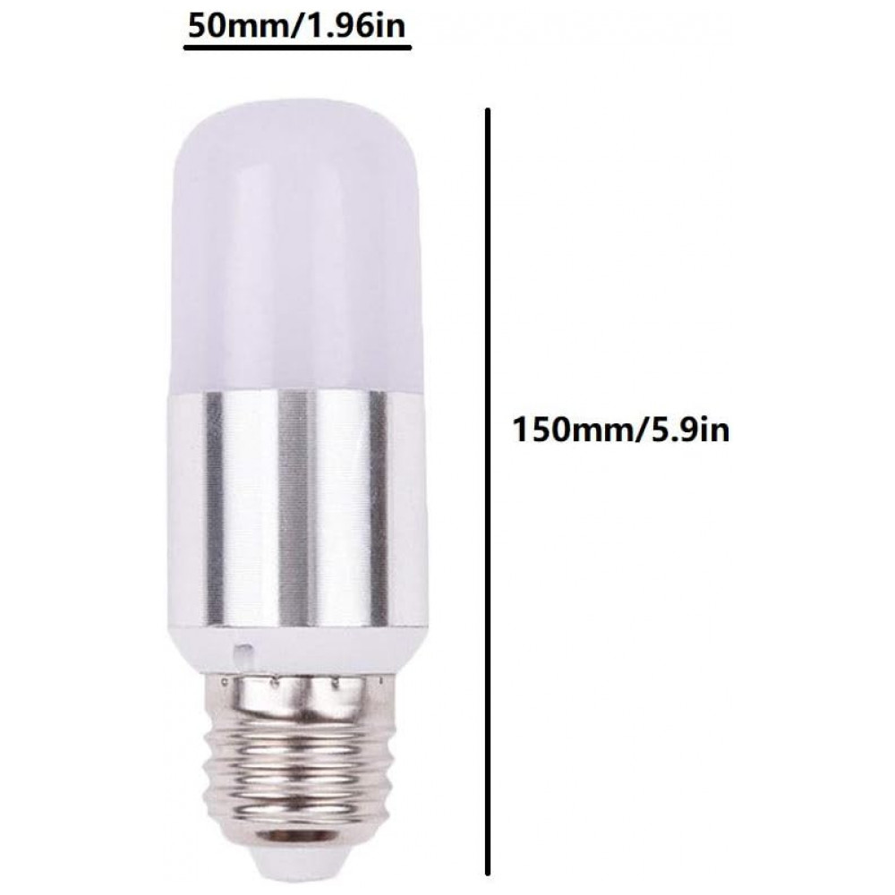 Lâmpadas LED Milho 12W E26/E27, Kit 4 Unidades, Equivalente 100W Incandescente, Luz Quente 3000K, Para Lustres, Candelabro,Lxcom Lighting - Imagem 2
