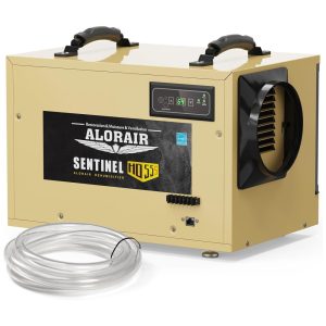 Desumidificador Industrial com Mangueira de Drenagem Degelo Automático Partida com Memória ALORAIR Ouro